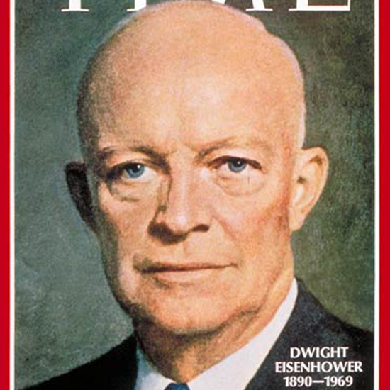 Dwight Eisenhower Time Magazine 1969-04 crop | Best of Vintage Cover Art 1900-1970