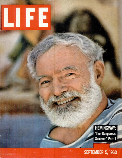 E Hemingway Dangerous Summer 5 Sep 1960 Copyright Life Magazine | Life Magazine Color Photo Covers 1937-1970