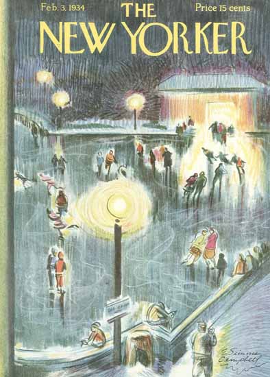 E Simms Campbell The New Yorker 1934_02_03 Copyright | The New Yorker Graphic Art Covers 1925-1945