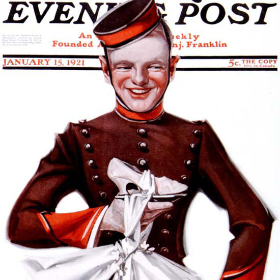 EM Jackson Cover Artist Saturday Evening Post 1921_01_15 Copyright crop | Best of Vintage Cover Art 1900-1970