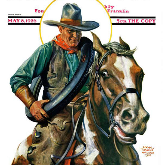 Edgar Franklin Wittmack Saturday Eve Post 1926_05_08 Copyright crop | Best of Vintage Cover Art 1900-1970