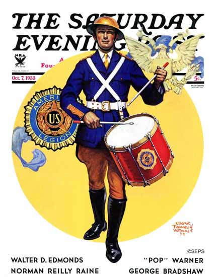 Edgar Franklin Wittmack Saturday Evening Post Legion 1933_10_07 | The Saturday Evening Post Graphic Art Covers 1931-1969