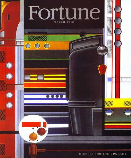 Edmund Lewandowski Fortune Magazine March 1948 Copyright | Fortune Magazine Graphic Art Covers 1930-1959