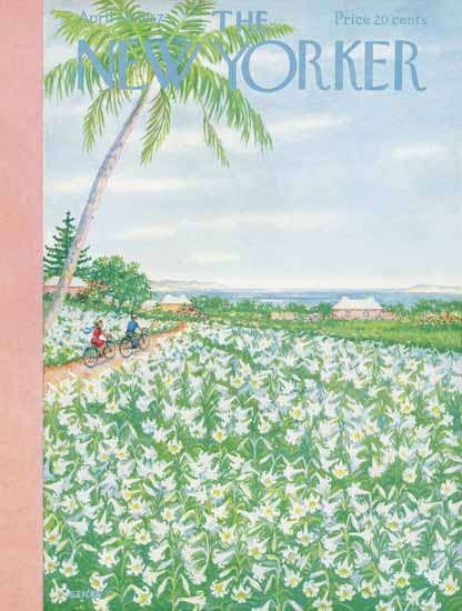 Edna Eicke The New Yorker 1957_04_20 Copyright | New Yorker -1970 Edna Eicke The New Yorker 1957_04_20 Copyright | The New Yorker Graphic Art Covers 1946-1970