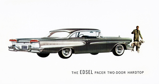 Edsel Pacer Hardtop 1958 Afghan Hound | Vintage Cars 1891-1970