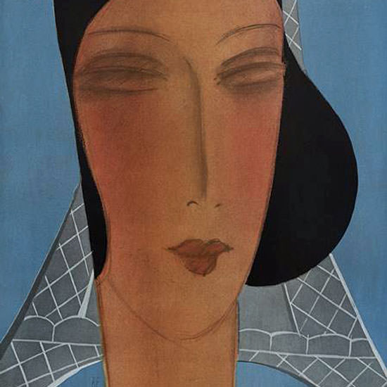 Eduardo Garcia Benito Vogue Cover 1929-09-28 Copyright crop | Best of 1920s Ad and Cover Art