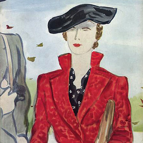 Eduardo Garcia Benito Vogue Cover 1934-08-01 Copyright crop | Best of 1930s Ad and Cover Art