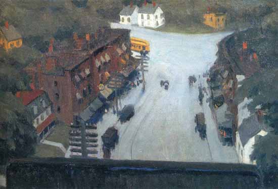 Edward Hopper American Village 1912 | Edward Hopper Paintings, Aquarelles, Illustrations, Ads 1900-1966