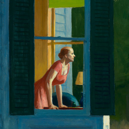 Edward Hopper Cape Cod Morning 1950 crop B | Edward Hopper Paintings, Aquarelles, Illustrations, Ads 1900-1966