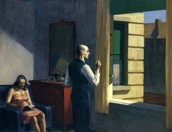 Edward Hopper Hotel by a Railroad 1952 | Edward Hopper Paintings, Aquarelles, Illustrations, Ads 1900-1966