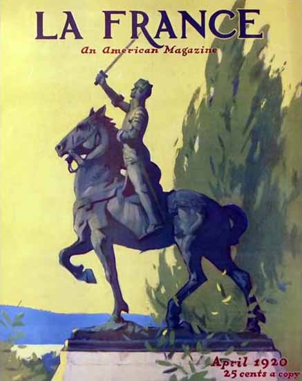 Edward Hopper La France Magazine 4-1920 | Edward Hopper Paintings, Aquarelles, Illustrations, Ads 1900-1966