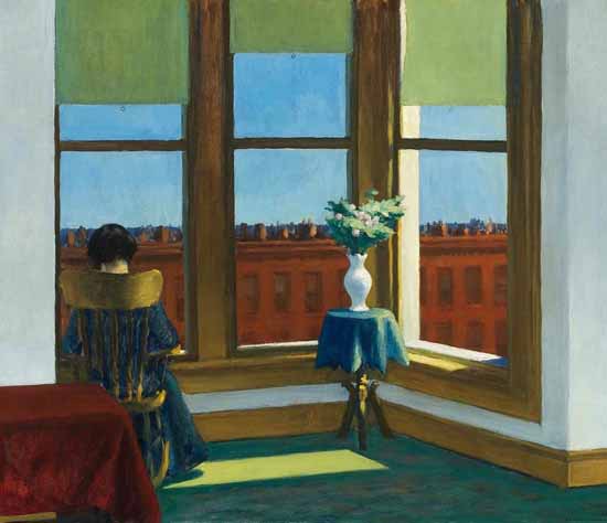 Edward Hopper Room in Brooklyn 1932 | Edward Hopper Paintings, Aquarelles, Illustrations, Ads 1900-1966