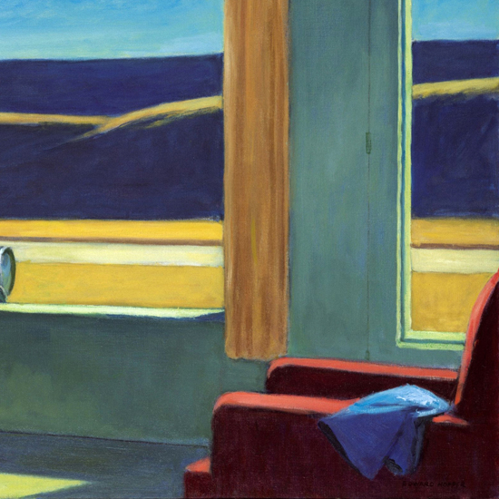 Edward Hopper Western Motel 1957 crop C | Edward Hopper Paintings, Aquarelles, Illustrations, Ads 1900-1966