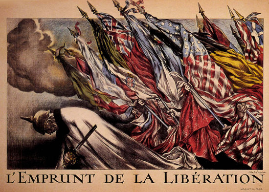 Emprunt De La Liberation France War Bonds | Vintage War Propaganda Posters 1891-1970