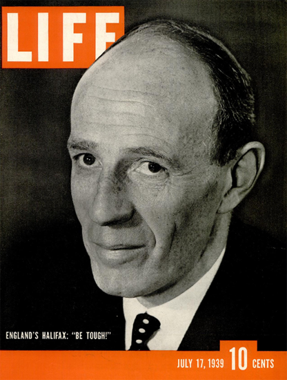 Englands Halifax BE TOUGH 17 Jul 1939 Copyright Life Magazine | Life Magazine BW Photo Covers 1936-1970