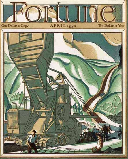 Ernest Hamlin Baker Fortune Magazine April 1932 Copyright | Fortune 1930-1959 Ernest Hamlin Baker Fortune Magazine April 1932 Copyright | Fortune Magazine Graphic Art Covers 1930-1959