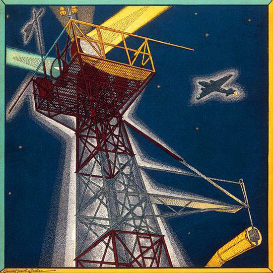 Ernest Hamlin Baker Fortune Magazine April 1937 Copyright crop | Best of 1930s Ad and Cover Art