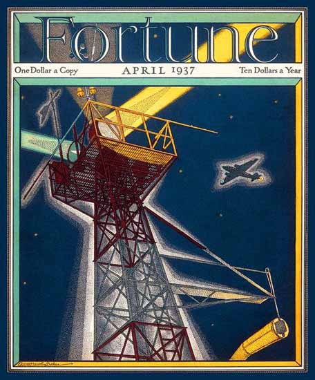 Ernest Hamlin Baker Fortune Magazine April 1937 Copyright | Fortune Magazine Graphic Art Covers 1930-1959