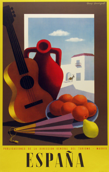 Espana Window 1950 | Vintage Travel Posters 1891-1970