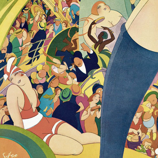 Eugene Gise The New Yorker 1926_07_03 Copyright crop | Best of Vintage Cover Art 1900-1970