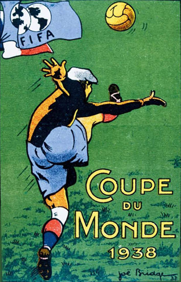 FIFA Coupe Du Monde 1938 Soccer | Vintage Ad and Cover Art 1891-1970