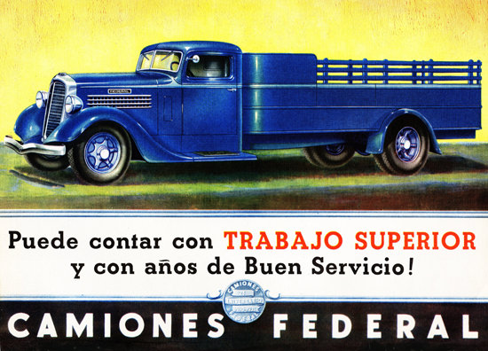 Federal Stake Truck 1935 Aniversario 25 | Vintage Cars 1891-1970