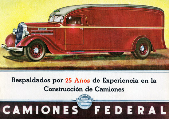 Federal Van 1935 Aniversario 25 | Vintage Cars 1891-1970