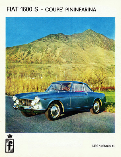 Fiat Pininfarina 1600S Coupe 1962 | Vintage Cars 1891-1970