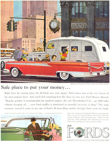 Ford Galaxie Sunliner 1959 Save Your Money | Vintage Cars 1891-1970
