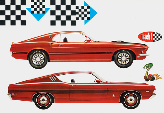 Ford Mustang Mach I Torino Cobra Jet 428 1969 | Vintage Cars 1891-1970