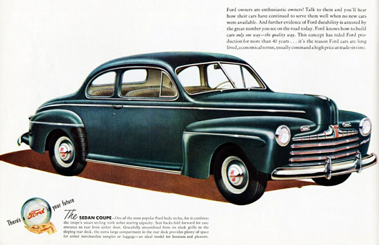 Ford Sedan Coupe 1946 | Vintage Cars 1891-1970