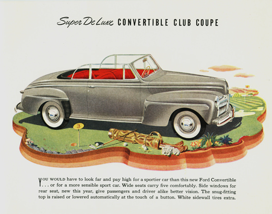 Ford Super DeLuxe Convertible 1942 | Vintage Cars 1891-1970