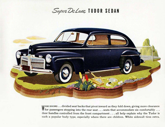 Ford Super DeLuxe Tudor Sedan 1942 | Vintage Cars 1891-1970
