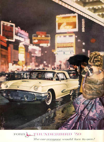 Ford Thunderbird 1959 | Vintage Cars 1891-1970