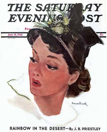 Frances Arnold Saturday Evening Post Cover Art 1938_06_18 | The Saturday Evening Post Graphic Art Covers 1931-1969