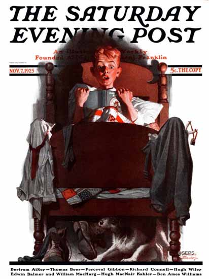 Frederic Stanley Cover Artist Saturday Evening Post 1925_11_07 | The Saturday Evening Post Graphic Art Covers 1892-1930