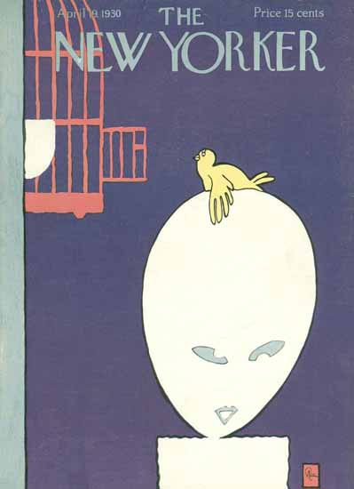 Gardner Rea The New Yorker 1930_04_19 Copyright | The New Yorker Graphic Art Covers 1925-1945