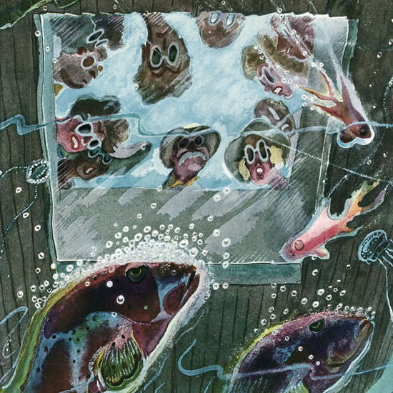 Garrett Price The New Yorker 1946_01_19 Copyright crop | Best of Vintage Cover Art 1900-1970
