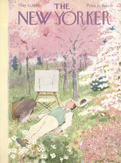 Garrett Price The New Yorker 1949_05_21 Copyright | The New Yorker Graphic Art Covers 1946-1970