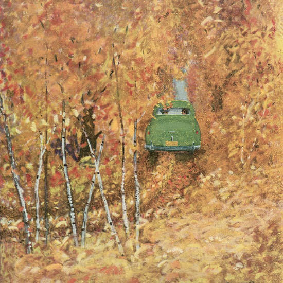 Garrett Price The New Yorker 1949_10_15 Copyright crop | Best of Vintage Cover Art 1900-1970