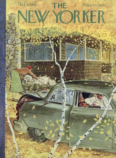 Garrett Price The New Yorker 1951_10_06 Copyright | The New Yorker Graphic Art Covers 1946-1970