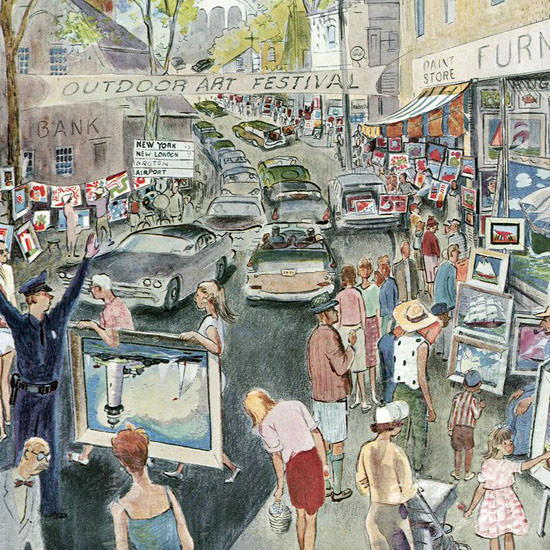 Garrett Price The New Yorker 1959_08_29 Copyright crop | Best of Vintage Cover Art 1900-1970
