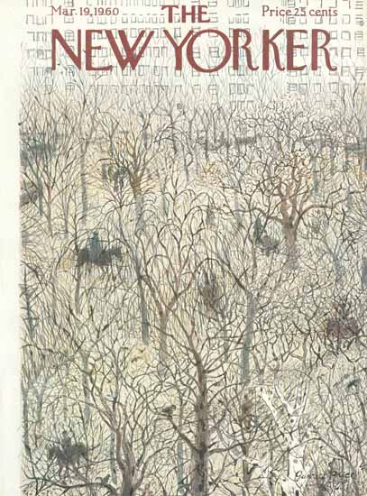 Garrett Price The New Yorker 1960_03_19 Copyright | The New Yorker Graphic Art Covers 1946-1970