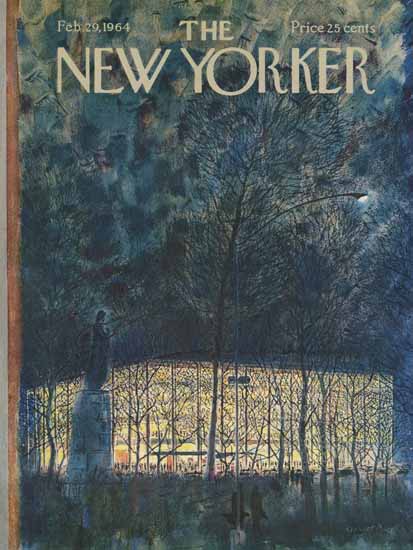 Garrett Price The New Yorker 1964_02_29 Copyright | The New Yorker Graphic Art Covers 1946-1970