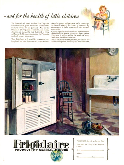General Motors Frigidaire | Vintage Ad and Cover Art 1891-1970