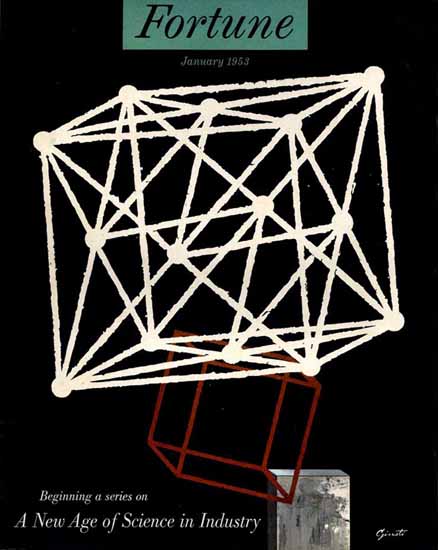 George Giusti Fortune Magazine January 1953 Copyright | Fortune Magazine Graphic Art Covers 1930-1959