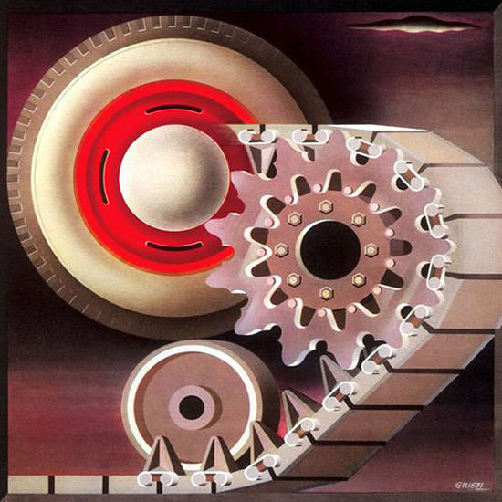 George Giusti Fortune Magazine November 1941 Copyright crop | Best of Vintage Cover Art 1900-1970