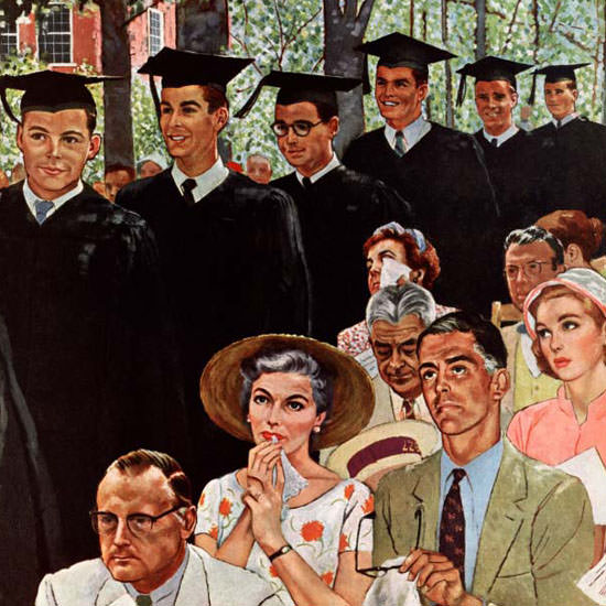George Hughes Saturday Evening Post 1958_06_07 Copyright crop | Best of Vintage Cover Art 1900-1970