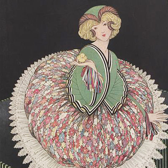 George Wolfe Plank Vogue Cover 1916-04-15 Copyright crop | Best of Vintage Cover Art 1900-1970