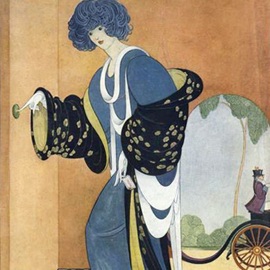 George Wolfe Plank Vogue Cover 1919-08-01 Copyright crop | Best of 1891-1919 Ad and Cover Art